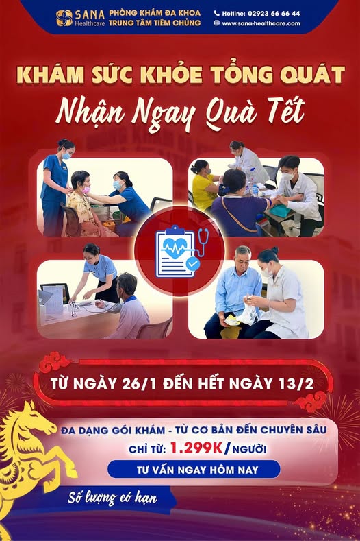LÌ XÌ SỨC KHỎE ĐẦU NĂM – QUÀ TẾT TRAO TAY TẠI SANA